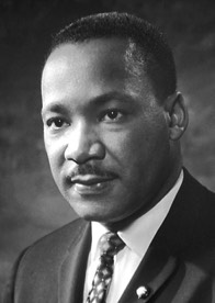Martin Luther King courtesy of Wikipedia